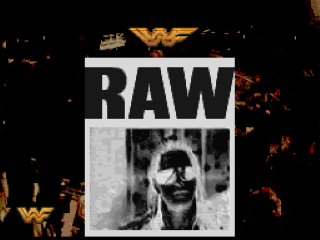 WWF RAW title screen for Super Nintendo